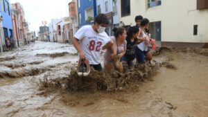 El 15 de marzo de 2017, los trujillanos fueron sorprendidos por el desborde de las quebradas.