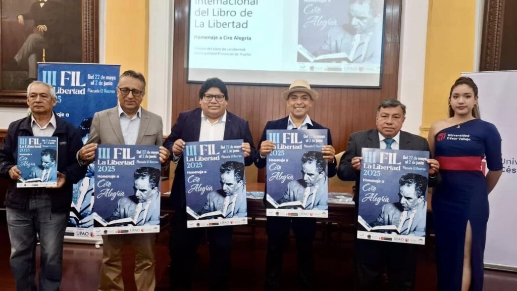 La Feria Internacional del Libro de La Libertad se realizará del 22 de mayo al 2 de junio en la Plazuela El Recreo, Trujillo.