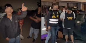 Cuatro adolescentes fueron retenidos por los delincuentes con el fin de robarles sus pertenencias.