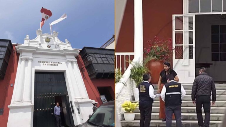 Fiscalía allana Gobierno Regional de La Libertad en medio de escándalo por contratos millonarios a joven sin experiencia.